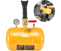Padangų pripūtimo pistoletas sunkiam darbui. 0.6-0.8MPa. 18.9L. geltonas