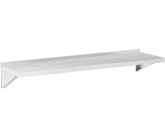 Pakabinama virtuvinė lentyna iš nerūdijančio plieno iki 80 kg 150 x 40 cm