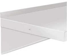 Pakabinama virtuvinė lentyna iš nerūdijančio plieno iki 80 kg 150 x 40 cm