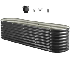 Pakelta metalinė sodo/balkono lysvė 2400x600x600 mm. be dugno