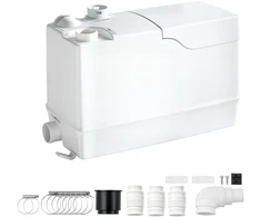 Panardinamas nuotekų siurblys. 800 W. našumas 200 l/min. kėlimo aukštis 10 m. vonios. virtuvės ir dušo pilkajam vandeniui