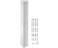 Pašto dėžutės stovas, aukštis 109 cm (43"), plieno universalus stulpas