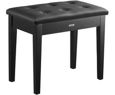 Pianino suoliukas su daiktadėže natoms. tankaus paminkštinimo pagalvėlė. 560x350x485 mm