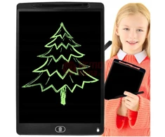 Piešimo planšetė su rašikliu PP12 LCD juodos spalvos