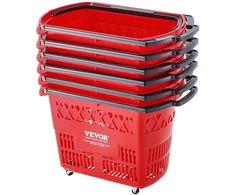 Pirkinių krepšiai su ratukais. plastikiniai. 6 vnt.. 39 L