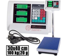 Platforminės svarstyklės PF100 (100 kg 30x40)