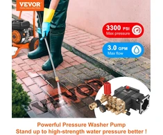 Plovimo aparato siurblys. trišakis stūmoklinis. 3300 PSI. 3.0 GPM. tinka Simpson MorFlex modeliams
