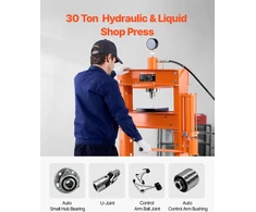 Pneumatinis hidraulinis presas su H formos rėmu 30 t