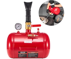 Pneumatinis padangų pripūtimo įrankis su grilium. 0.6-0.8 MPa. 18.9 l. raudonas