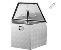 Priekabos grąžulo dėžė daiktams 737 x 410 x 457 mm. aliuminio. su spynele. iki 50 kg