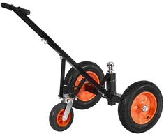 Priekabos vežimėlis su reguliuojamu aukščiu 42.5-56cm. kablio rutulys. keliamoji galia 454kg