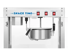 Profesionali popcorno gaminimo mašina 230V 1350W skaidri/sidabro