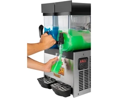 Profesionalus dvigubas granitorius gėrimams 2x 15L