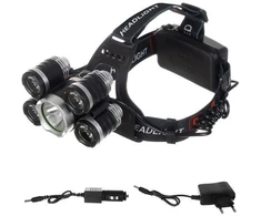 Prožektorius ant galvos BERIMAX C6V-9HLR 5 x LED