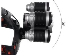 Prožektorius ant galvos BERIMAX C6V-9HLR 5 x LED