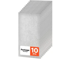 PVC pakabinamų lubų plokštės 605 x 1210 mm, 10 vnt., baltos, marmuro imitacija, atsparios vandeniui