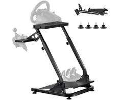 Reguliuojamas sulankstomas lenktynių vairo stovas. tinka Logitech G29/G27/G920/G923. Thrustmaster T300/T248