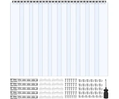 Šaldiklis Permatomų juostų užuolaida. 2.4x1.5 m. 2 mm. 10 vnt.. šaldytuvams