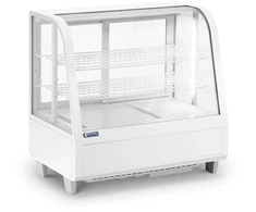 Šaldymo vitrina 100 l , balta, stiklinė