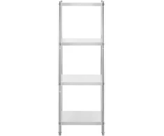 Sandėliavimo lentyna 200 kg 60 x 60 x 180 cm nerūdijantis plienas