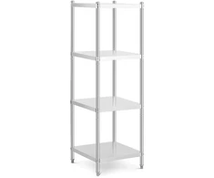 Sandėliavimo lentyna 200 kg 60 x 60 x 180 cm nerūdijantis plienas
