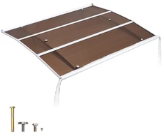 Saulės stogelis įėjimo durims ir langui. bendri matmenys 1200x1000x140 mm. lauko markizė su drenažo lataku. ABS laikikliais