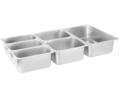Sausas bemaras su 6 GN indais 55L Royal Catering
