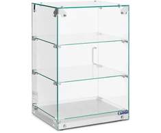 Savitarnos bufeto ekspozicinė vitrina 3 lygiai 60 L (Ekspozicinė prekė)