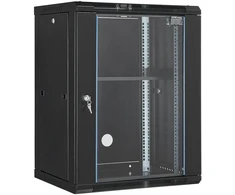 Sieninė tinklo serverio spinta 15U. apkrova iki 226.8kg. gylis 14.8 col.