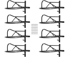 Sieninis balnų laikiklis 580x223x270 mm. 8 vnt.. su minkšta juosta. arkliams