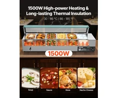 Šildomas bufetas 1500 W