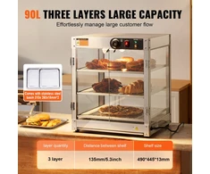 Šildomas bufetas 800 W talpa 90 l