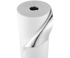 Šiluminės izoliacijos ritiniai (folija ir EPE putos) 4 vnt.. 5.49x0.61 m. garažo vartams