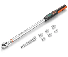 Skaitmeninis momentinių raktų komplektas 1/2". LCD ekranas. garso ir LED indikatorius