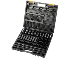 Smūginių galvučių komplektas 1/2 col. 43 vnt. metrinės 9-30 mm standartinės/gilios