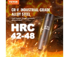Smūginių galvučių komplektas 127 mm 13 vnt. 10-24 mm Cr-V plienas