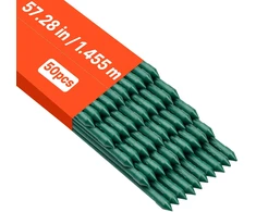 Sodo kuoliukai. 50 vnt. pakuotė. 1455 mm. augalų atramos su smailu galu ir neslystančiais iškilimais