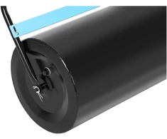 Sodo volas žemės ir vejos tankinimui 975 cm 120 l juodas