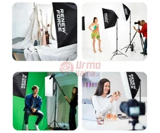Softbox apšvietimo lempos RF01 50x70cm 2vnt.
