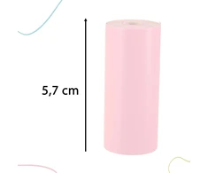 Spalvotos terminės etiketės mini spausdintuvui BERIMAX 8HK-2RP 57 mm x 3m, 3 vnt.
