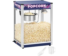 Spragėsių mašina 1350W 8 oz Royal Catering skaidri/mėlyna