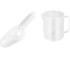 Spragėsių mašina 1350W 8 oz Royal Catering, skaidri/mėlyna