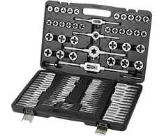 Sriegimo kranų/lūpelių komplektas metrinis M2-M18 110 vnt.