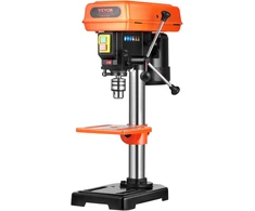 Stalinė gręžimo staklė 500W indukcinis variklis greičiai 500/890/1400 aps/min