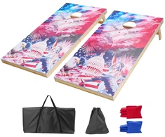 Stalo žaidimas Cornhole su 8 maišeliais. sulankstomas. 1255 x 600 x 302 mm