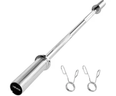 Štangos grifas 1200 mm. 50 mm diskams. chromuotas. rifliuota rankena. apkrova iki 226.8kg