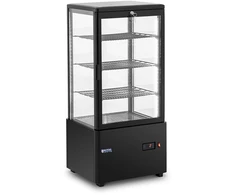 Stiklinė šaldymo vitrina 4 lygiai 78 L