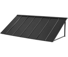 Stogelis virš durų ir lango 2032 x 910 mm. milteliniu būdu dažyto atsparaus korozijai plieno konstrukcija