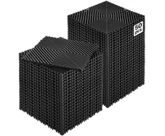 Sujungiami drenažo kilimėliai 304.8x304.8 mm. 50 vnt.. juodi. lauko naudojimui
