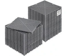 Sujungiami drenažo kilimėliai 310x310 mm. 40 vnt.. pilki